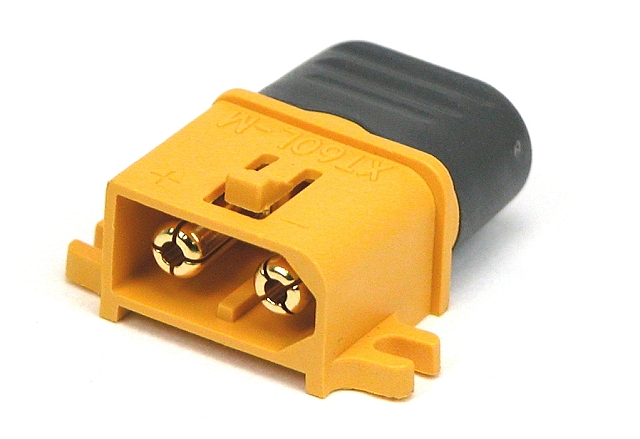 Voedingsconnector 2-polig Male 30A - 500Vdc