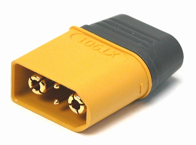 Voedingsconnector 4-polig Male 40A - 500Vdc