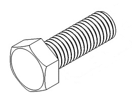 Sechkantkopfschrauben M3 x 6 - SW5,5 - DIN933