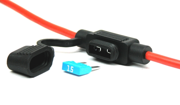 Inline fuseholder for MINI car fuses - 20A