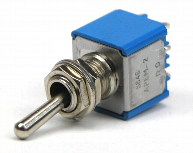 Miniatur Toggleswitches 5000-series ø6,35mm