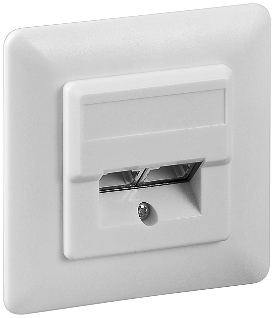 Wall plate flush mounting