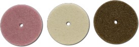 3 Grinding Wheels with arbour