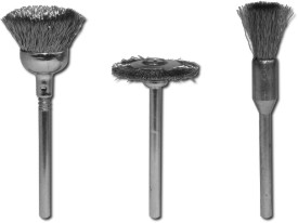 3 Steel Brushes