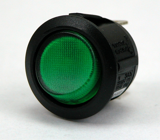 ein - aus - mit grüne 12Vdc beleuchtung