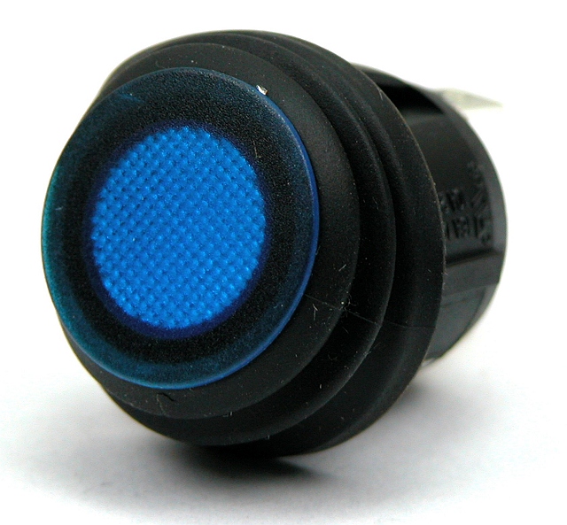 aan - uit - blauwe verlichting 230Vac - IP-65