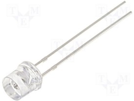 Flat-Top LED's ø5mm x 5,3mm - 140°