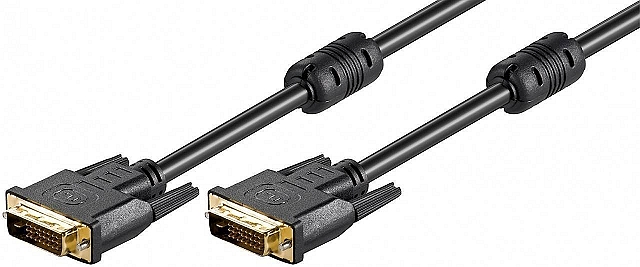 DVI-D - Dual Link (24+1) - mit ferrieten