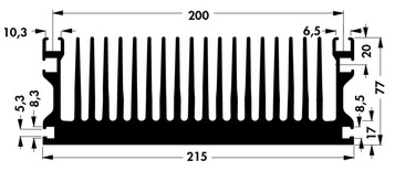 SK 435 - 215x77mm