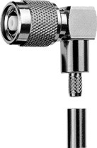 Stecker - crimp - RG-58 - abgewinkelt